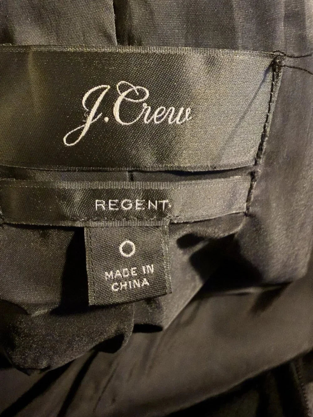 J.Crew Regent Blazer - Four-Season Stretch - Black - Size 0